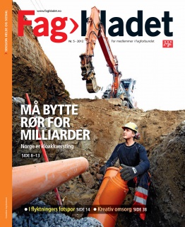 Fagbladets førsteside nr. 5 - 2012