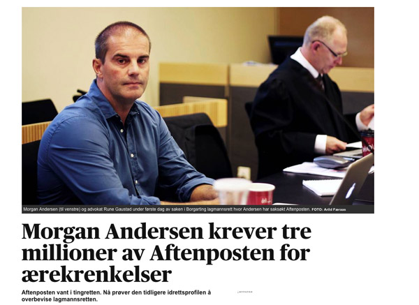 Søksmål: Aftenposten 20. april 2013
