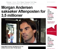 Søksmål: Aftenposten 20. april 2013